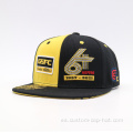 Dos colores Flat Bill Snapback Sombrero